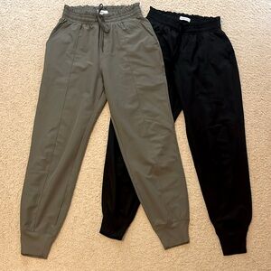 Abercrombie & Fitch Olive and Black Joggers